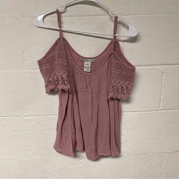 American Rag Tops - American Rag Women’s Pink Off The Shoulder Tank Top Size XXL